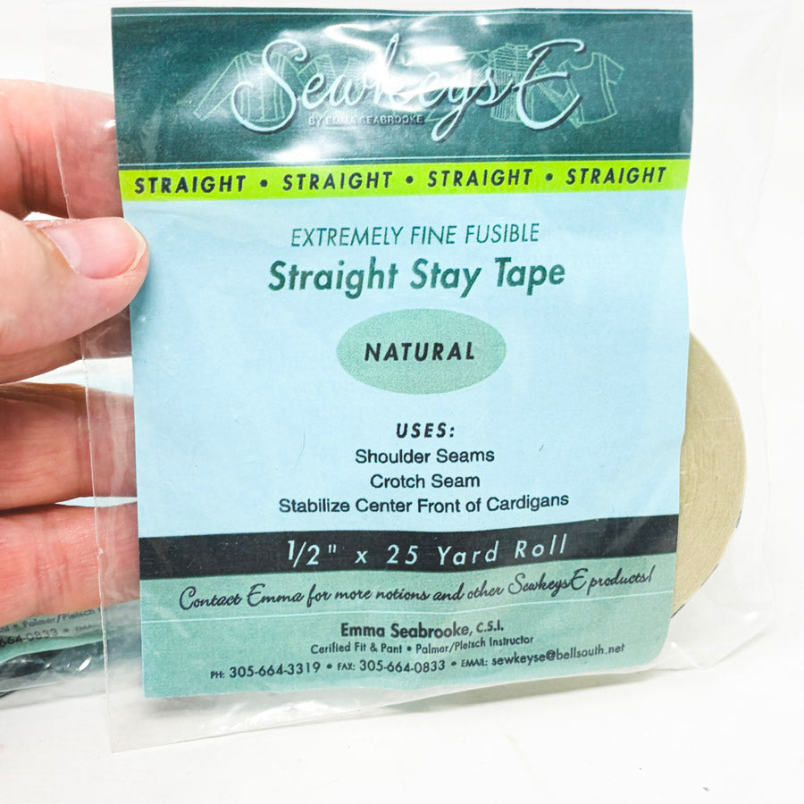 SewkeysE Extremely Fine Fusible Straight Stay Tape