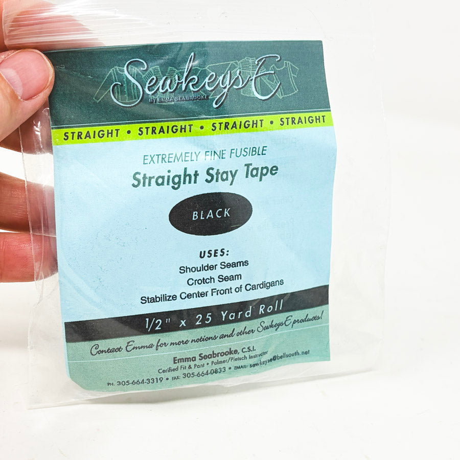 SewkeysE Extremely Fine Fusible Straight Stay Tape