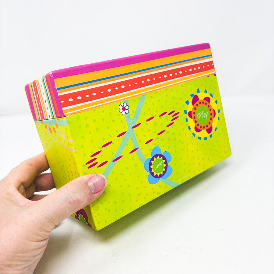 Bright Hinged Lid Storage Box