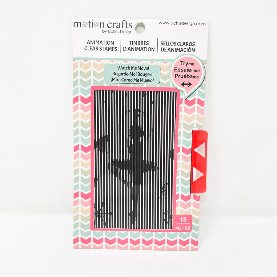 "Motion Crafts" Animation Clear Stamp Set - Ballerina