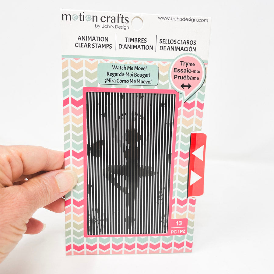 "Motion Crafts" Animation Clear Stamp Set - Ballerina