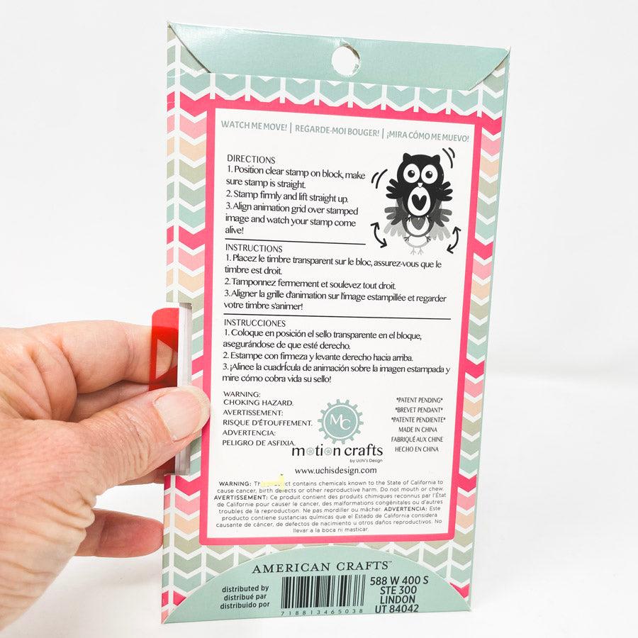 "Motion Crafts" Animation Clear Stamp Set - Ballerina