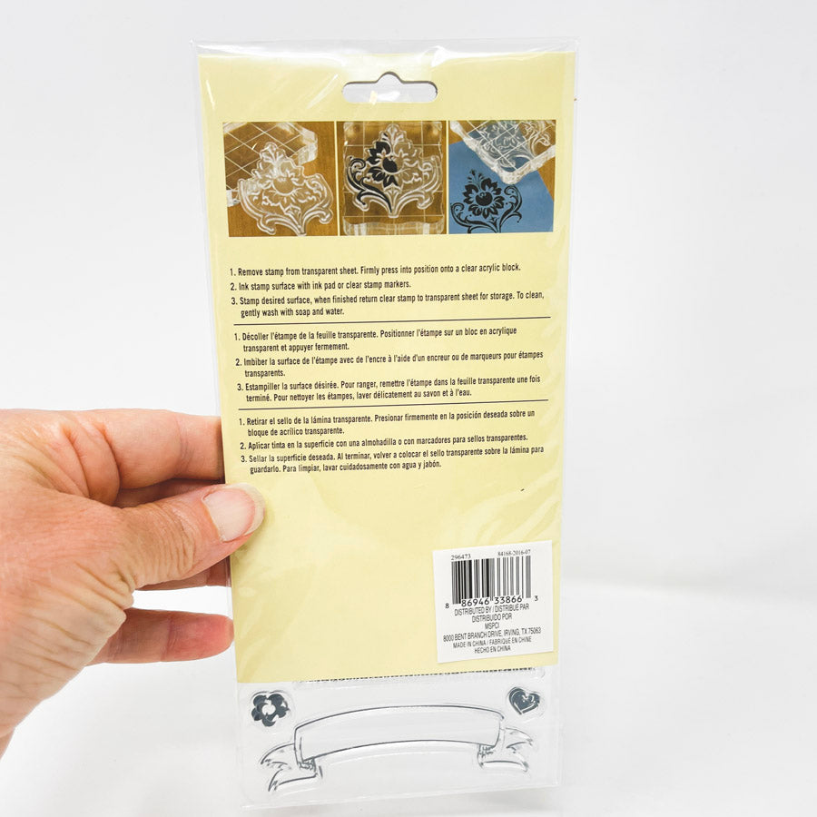 Recollections Clear Stamps - Banners