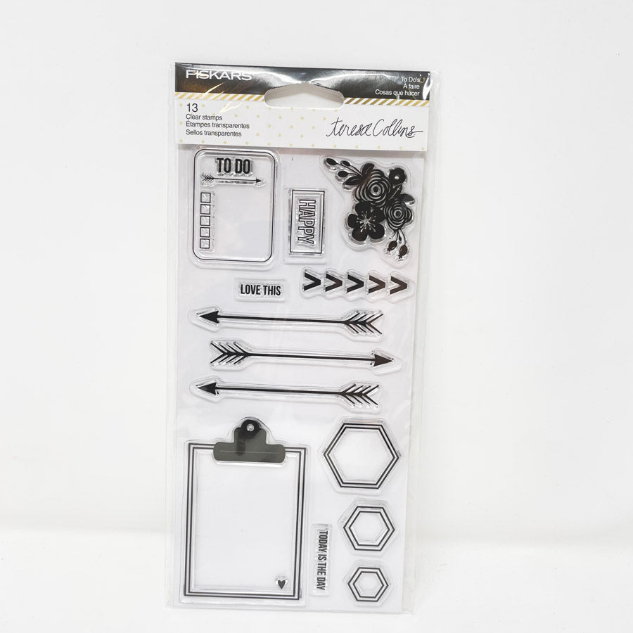 Theresa Collins for Fiskars – To Do's Clear Stamps