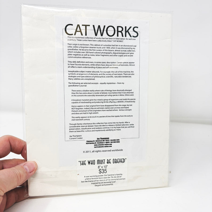 She Who Must Be Obeyed Art Print by Cat Works