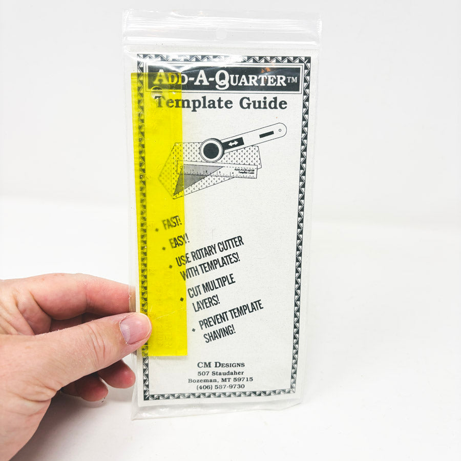 CM Designs Add-A-Quarter Template Guide