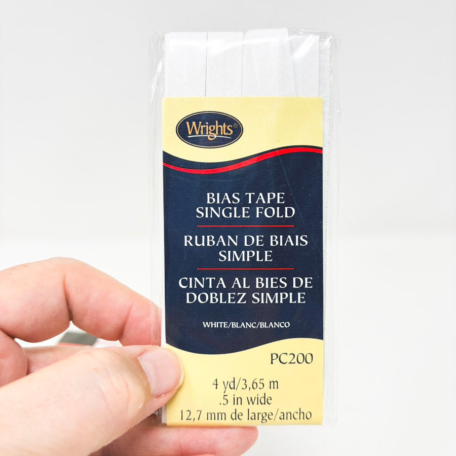 Wrights Single Fold Bias Tape - 4 yd Pack