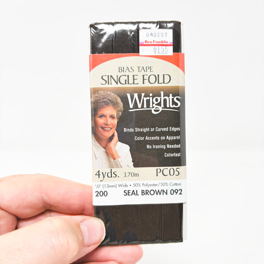 Wrights Single Fold Bias Tape - 4 yd Pack