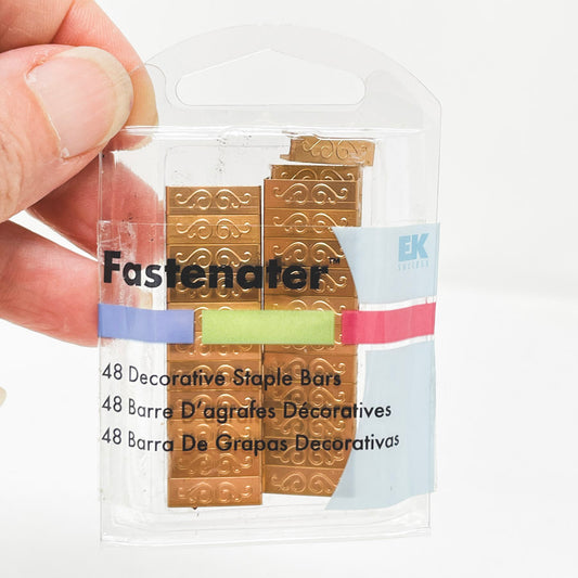 EK Fastenater Decorative Staple Bars 48 ct