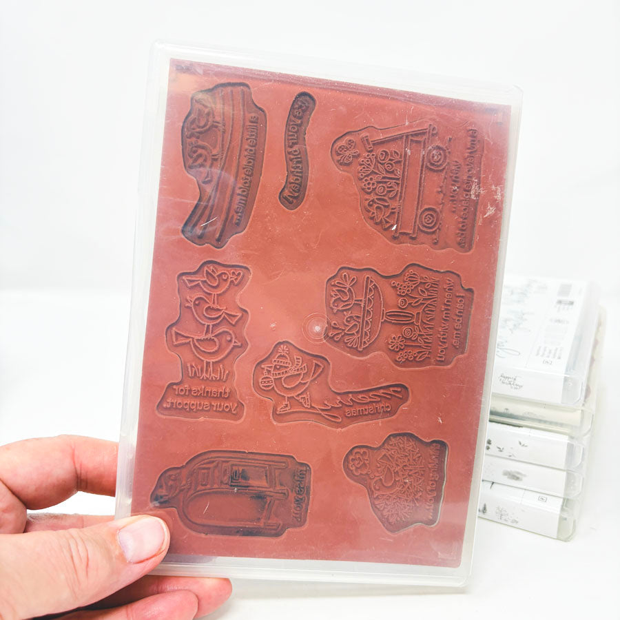 Stampin' Up Cling Stamp Sets