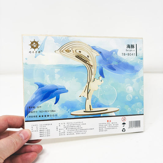 Dolphin 3D Wooden Puzzle