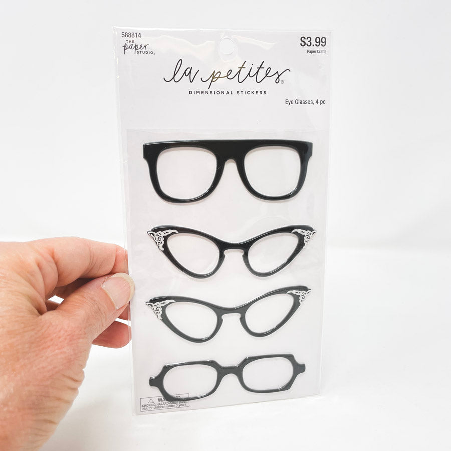 La Petites 3D Glasses Stickers