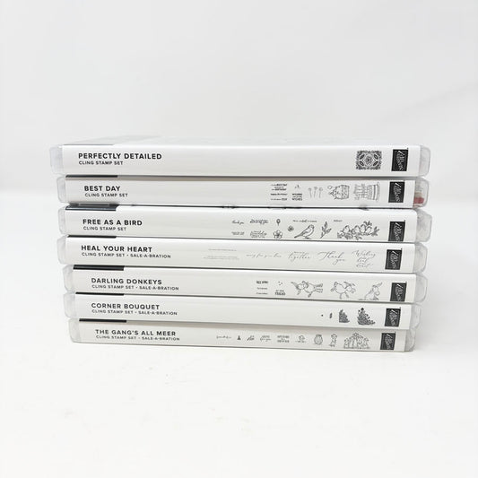 More Stampin' Up Cling Stamp Sets