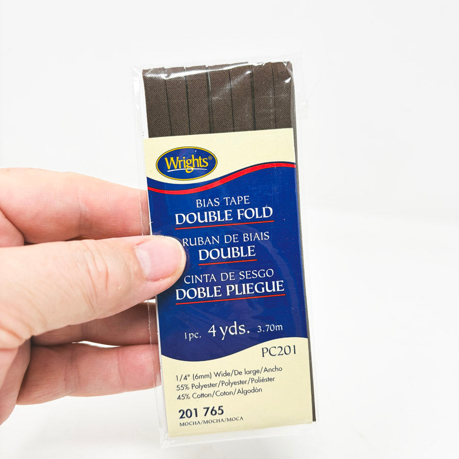Wrights Double Fold Bias Tape - 4 yd Pack