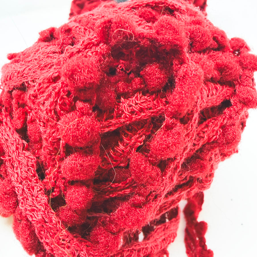 Loops & Threads Flamenco Pom Pom Scarf Yarn (1)