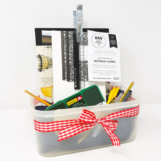 Say Hello to Sketchbook Journals - HAH Easy Starts No. 25