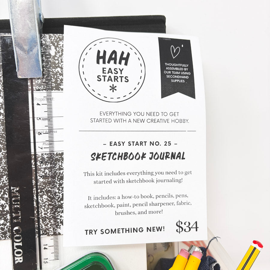 Say Hello to Sketchbook Journals - HAH Easy Starts No. 25