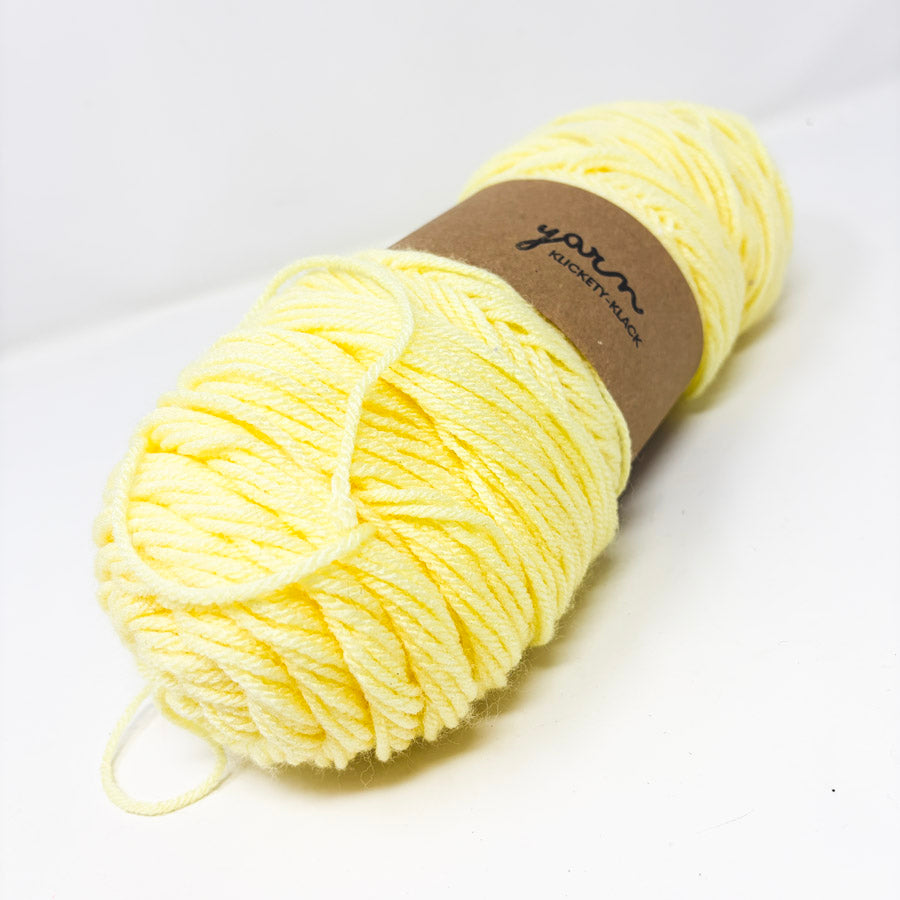Light Yellow Acrylic Yarn