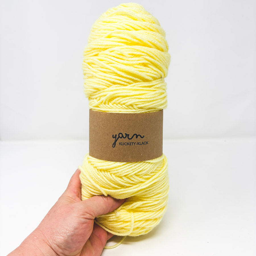 Light Yellow Acrylic Yarn