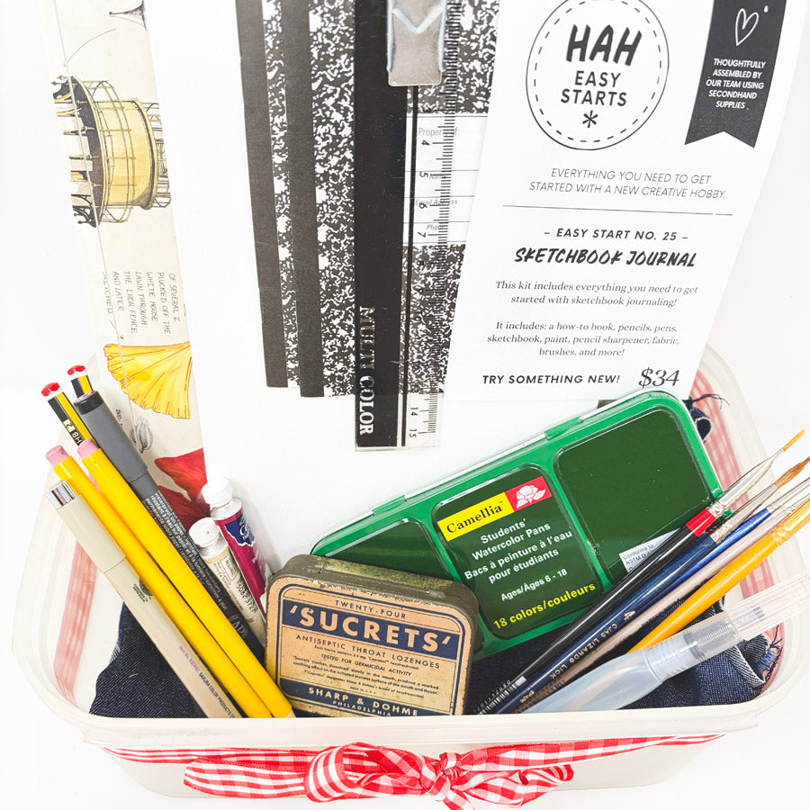 Say Hello to Sketchbook Journals - HAH Easy Starts No. 25