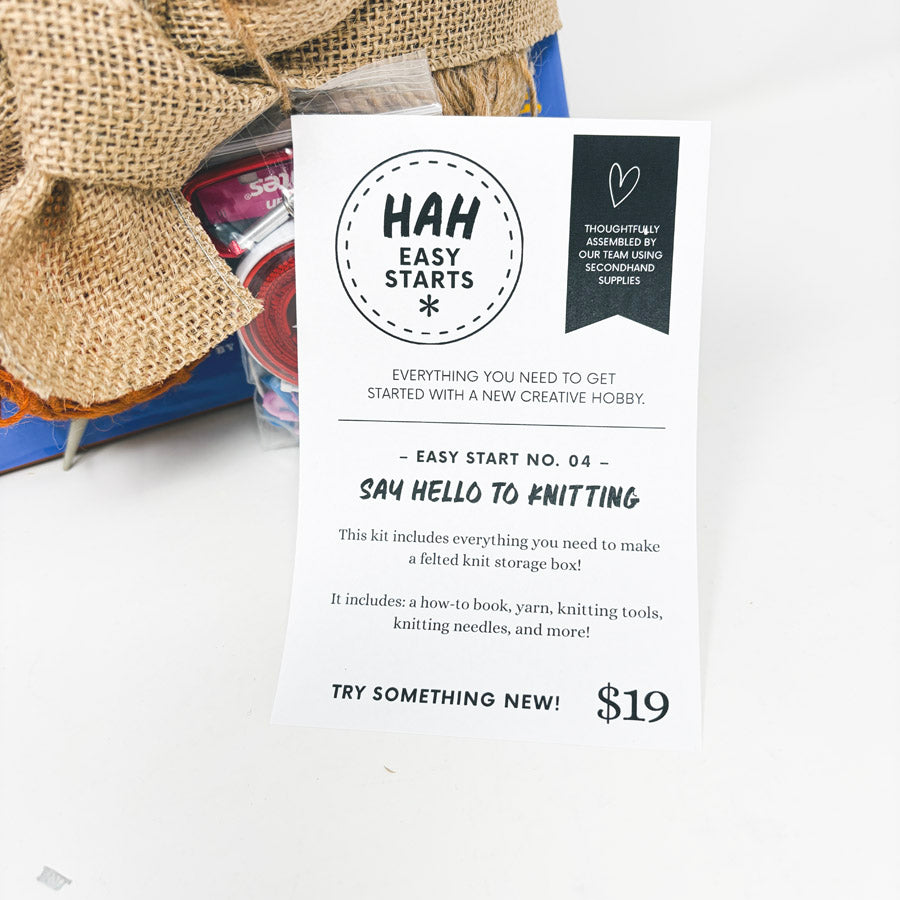 Say Hello to Knitting - HAH Easy Starts No. 4