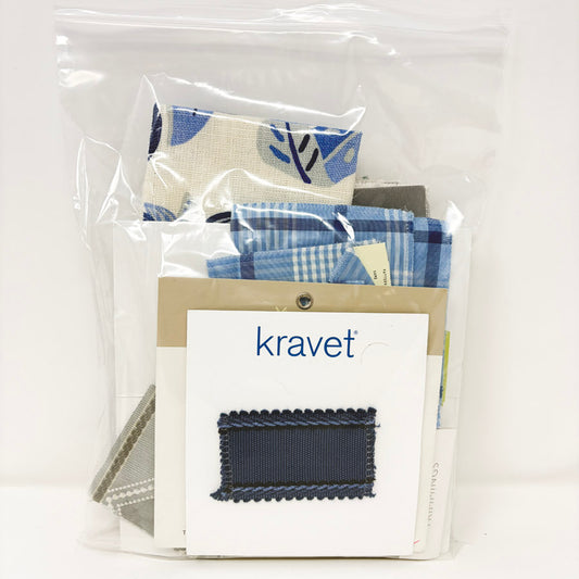 Mediterranean Blues Upholstery Sample Bundle