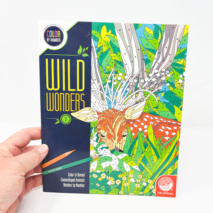 Wild Wonders Color By Number Coloring Book