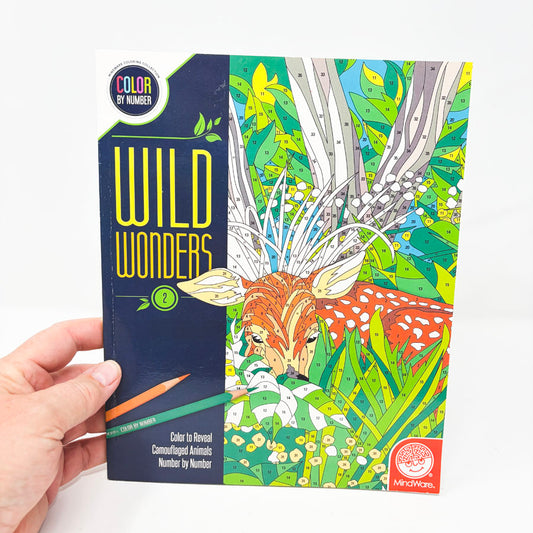Wild Wonders Color By Number Coloring Book