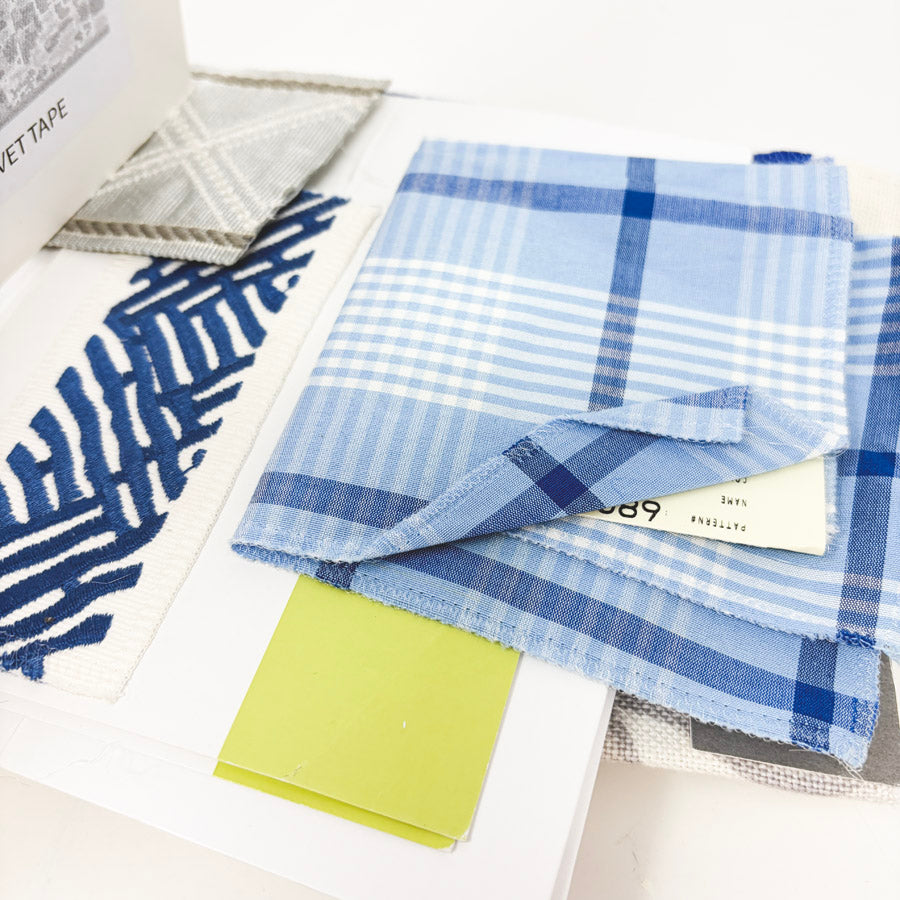 Mediterranean Blues Upholstery Sample Bundle