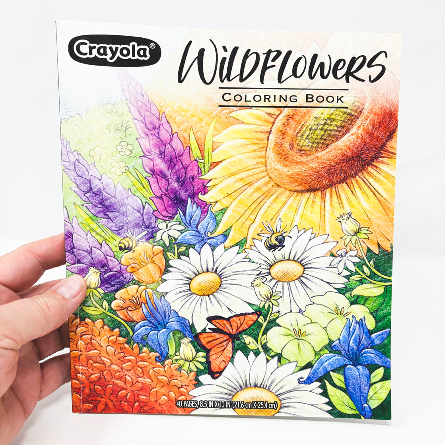 Wildflowers Crayola Coloring Book