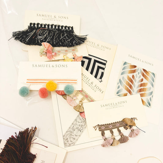 Fun Fringe Upholstery Sample Bundle