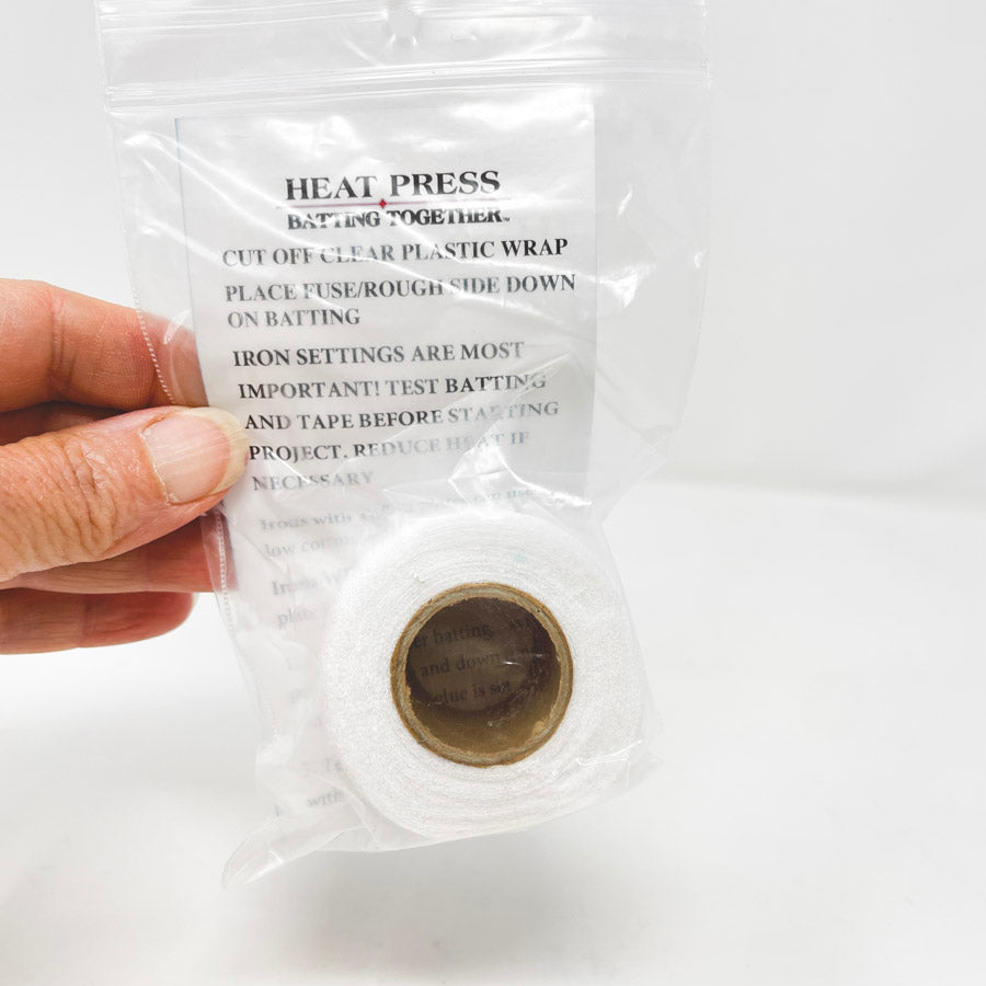 Heat Press Batting 1.5" Wide Cloth Tape - 10 Yards