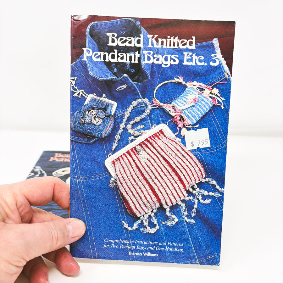 Bead Knitted Pendant Bags Etc. 3 by Theresa Williams