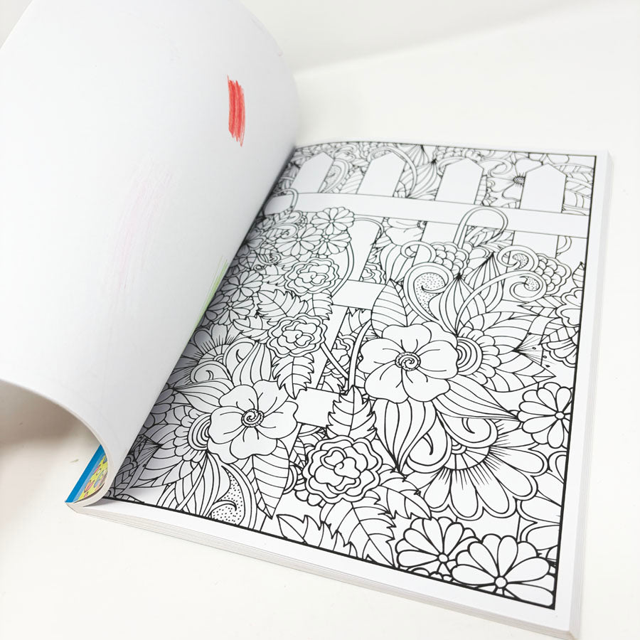 Greenery & Scenery Coloring Book by Timeless Creations