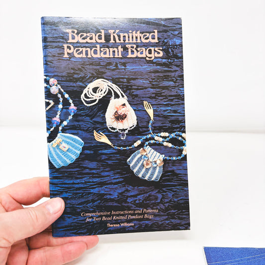 Bead Knitted Pendant Bags by Theresa Williams
