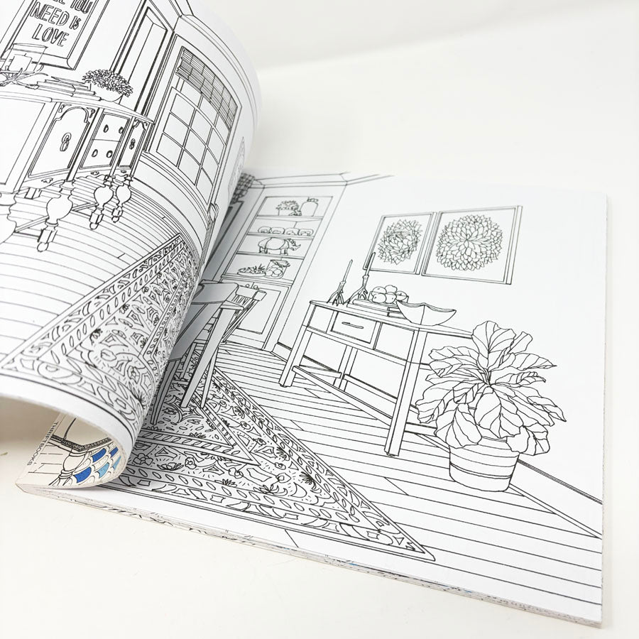 Color At Home: A Young House Love Coloring Book