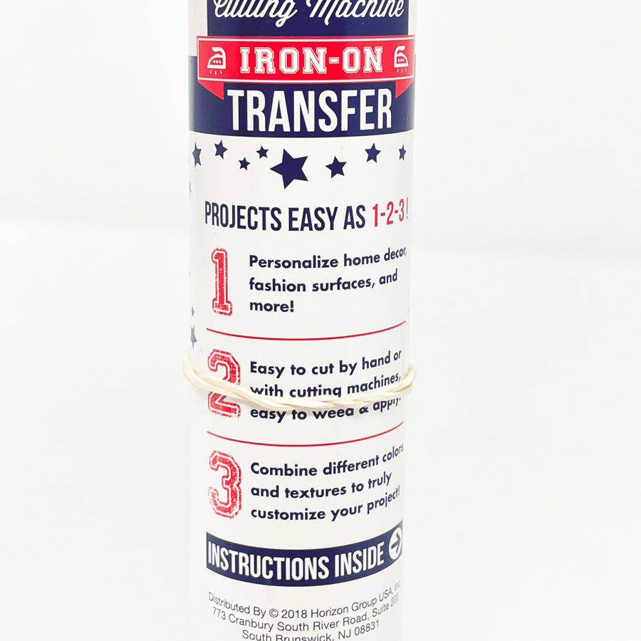 Red Iron on Transfer Media