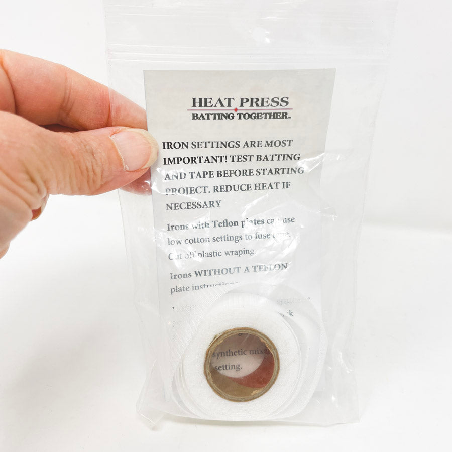 Heat Press Batting Together Fusible Binding Tape