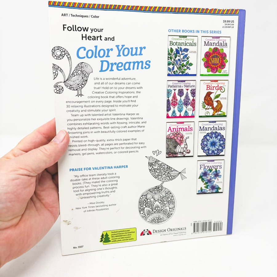 Creative Coloring Inspirations Coloring Book by Design Originals