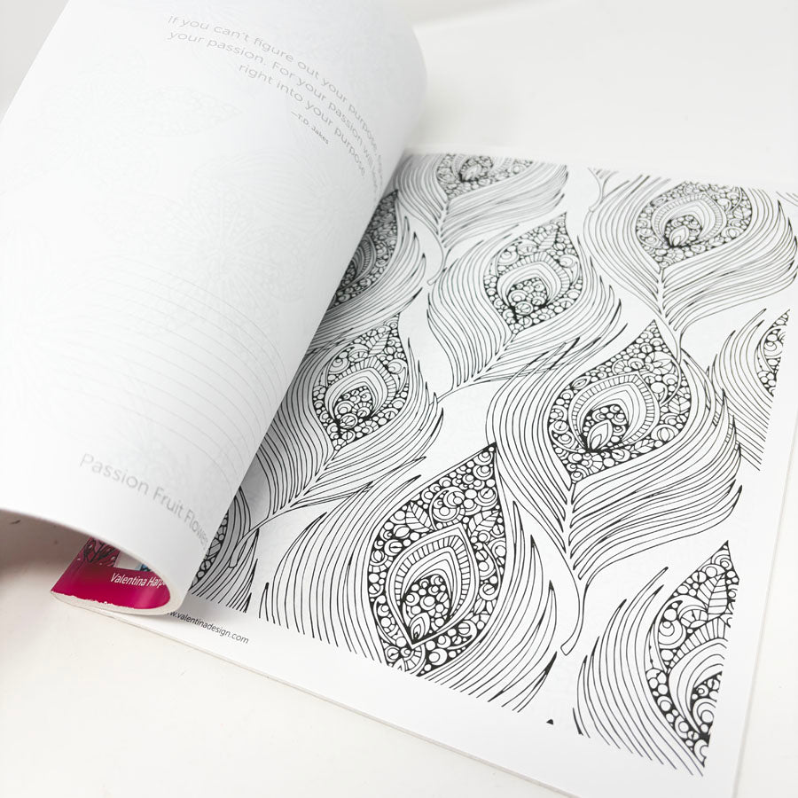 Creative Coloring Patterns of Nature Coloring Book by Design Originals