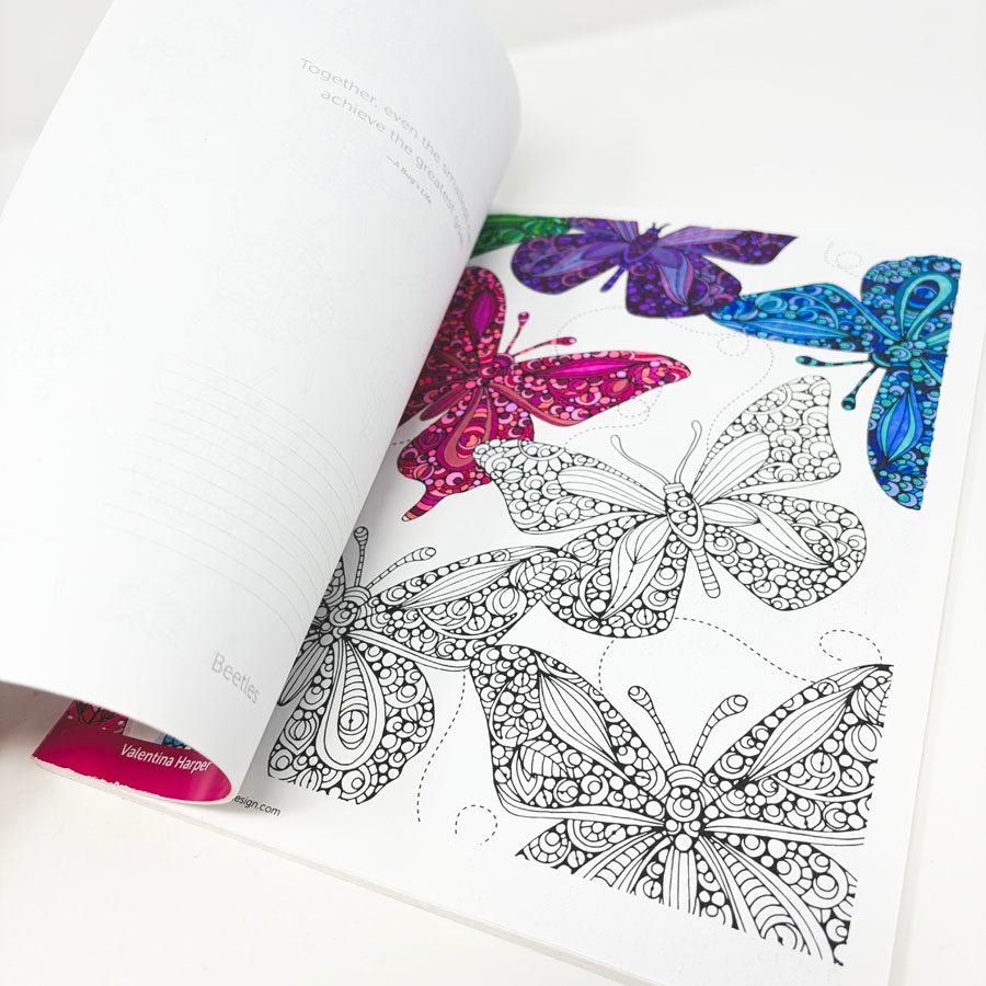 Creative Coloring Patterns of Nature Coloring Book by Design Originals