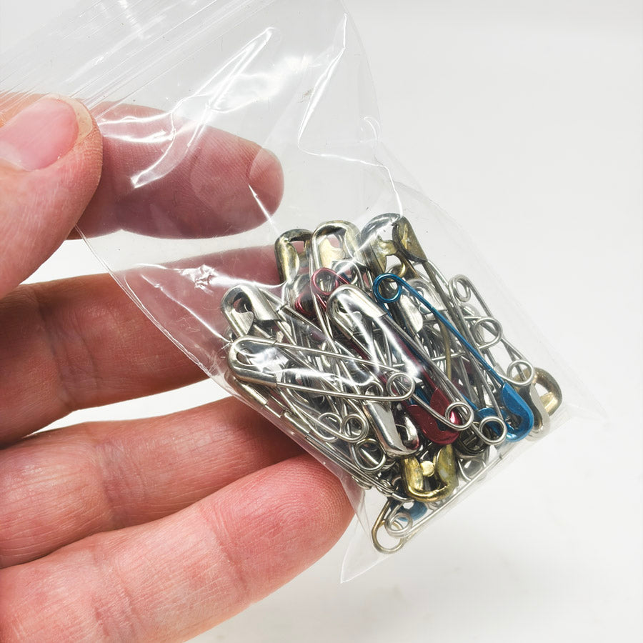 Mixed Bag of Small Safety Pins