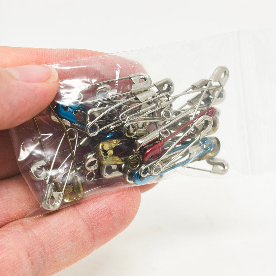 Mixed Bag of Small Safety Pins