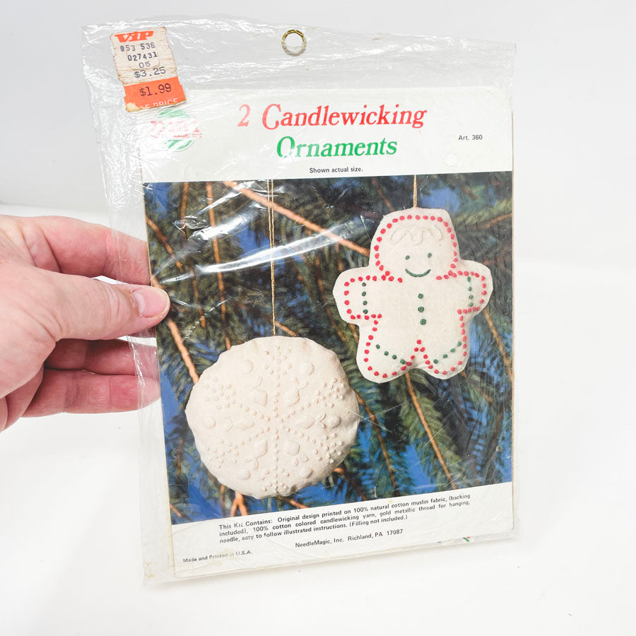 NMI Candlewicking Christmas Ornament Kit