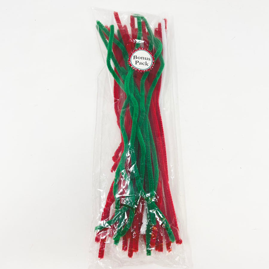 Christmas Colors - Pipe Cleaner Craft Sticks