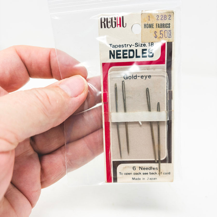 Bundle of Four Hand Sewing Needles - Partial Packs