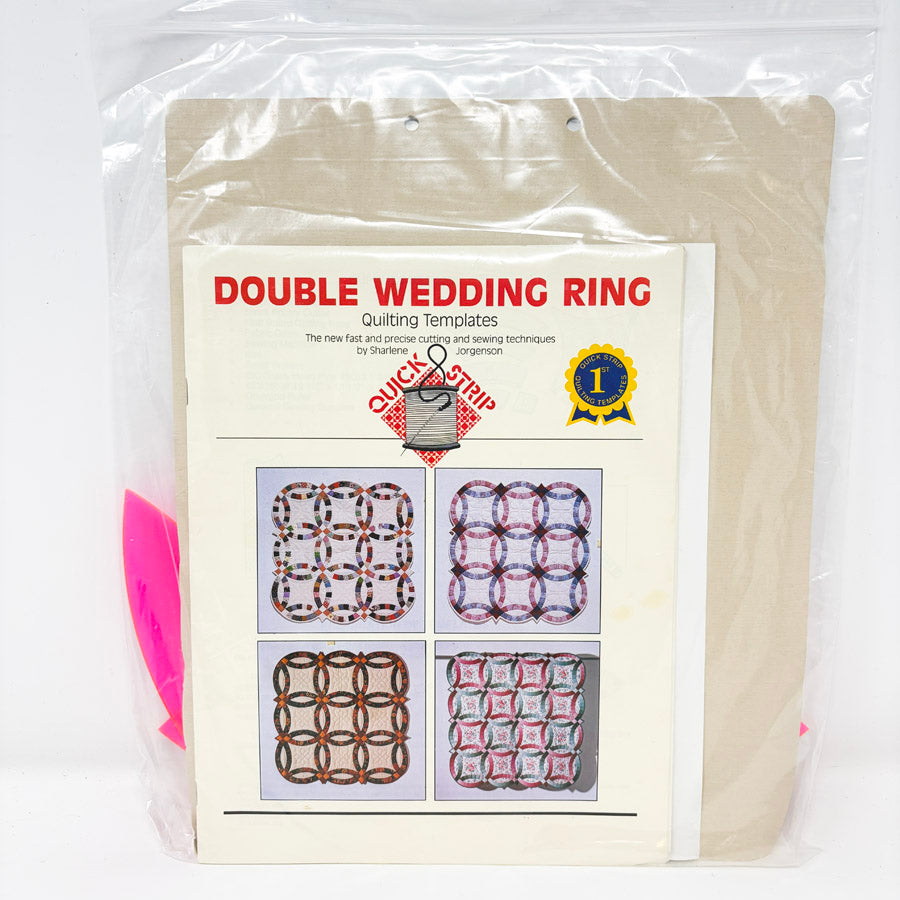 Quick Strip Double Wedding Ring Quilting Templates