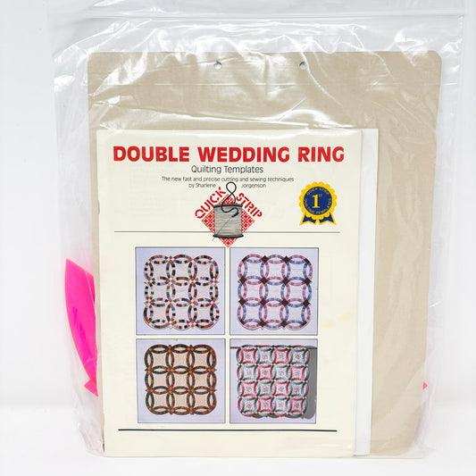 Quick Strip Double Wedding Ring Quilting Templates