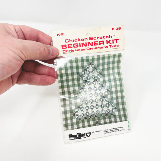 Chicken Scratch Beginner Kit - Christmas Ornament Tree