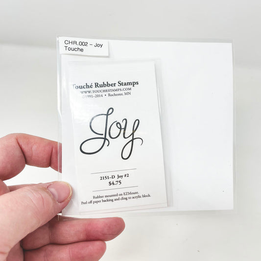 Joy - Touche Rubber Stamps